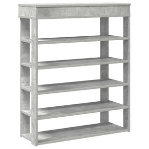 vidaXL Stalak za cipele boja betona 80x30x98 cm konstruirano drvo