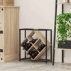 vidaXL Stalak za vino Sonoma hrast 51 x 18 x 52,5 cm Konstruirano drvo