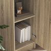 vidaXL Highboard Sonoma hrast 35 x 39 x 168 cm