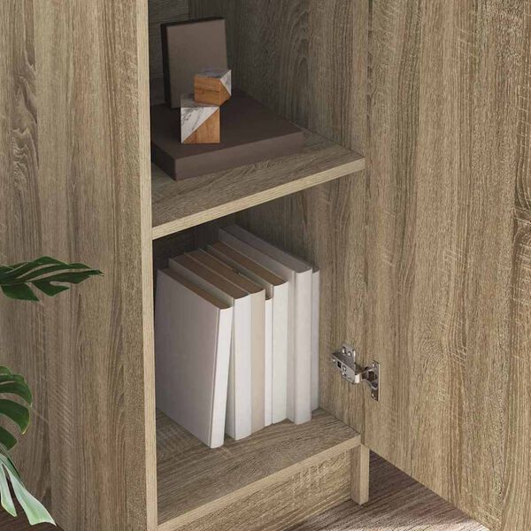vidaXL Highboard Sonoma hrast 35 x 39 x 168 cm