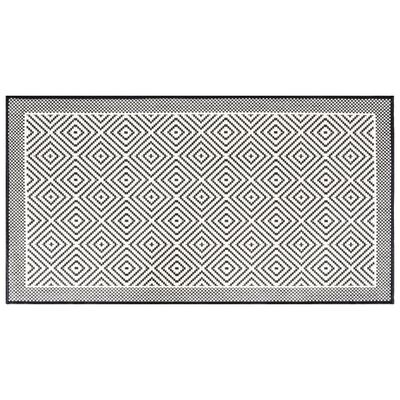 vidaXL Vanjski tepih sivo-bijeli 100x200 cm reverzibilni dizajn