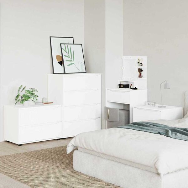 vidaXL Ormarić za pohranu Bijelo 80 x 48 x 57 cm Konstruirano drvo