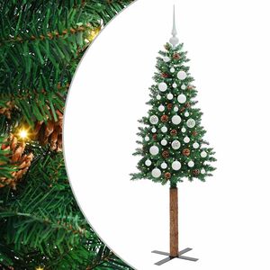 vidaXL Mr&scaron;avo božićno drvce Zelena 150 cm PVC i čvrsto drvo bora