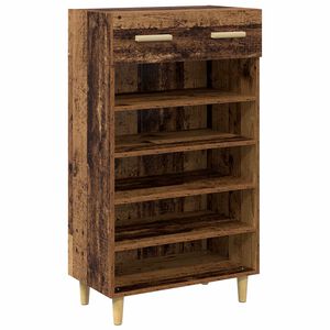 vidaXL Ormar za cipele 60 x 35 x 105 cm Konstruirano drvo Staro drvo