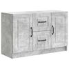 vidaXL Kreveta Betonska siva 89 x 34,5 x 57 cm Konstruirano drvo