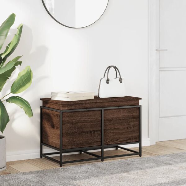 vidaXL Kutija za pohranu s poklopcem 80x40x51,5 cm konstruirano drvo