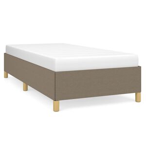 vidaXL Okvir za krevet bez madraca smeđesivi 80x200cm od tkanine