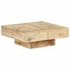 vidaXL Stolić za kavu 80 x 80 x 28 cm od masivnog drva manga