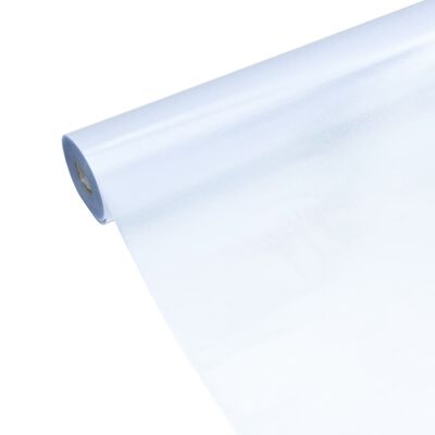 vidaXL Prozorska folija statična matirana prozirna siva 90x2000 cm PVC