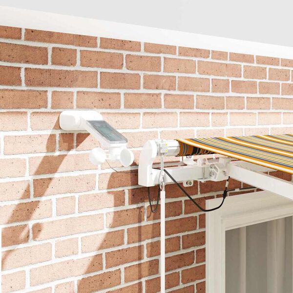 vidaXL Skrovita tenda &Scaron;areni 300 x 250 cm Poliester i metal