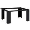 vidaXL Pedestal za perilicu rublja Crna 64 x 55 x 32,5 cm Čelik