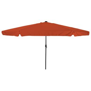 vidaXL Vrtni suncobran Terakota 395 x 395 x 245 cm Poliester
