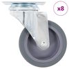 vidaXL Okretni kotačići 8 kom 75 mm