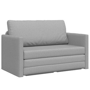 vidaXL Krevet na razvlačenje Oblačnosiva 124 x 71 x 78 cm tkanina