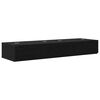 vidaXL Studio radni stol Crni hrast 130 x 40 x 19,5 cm