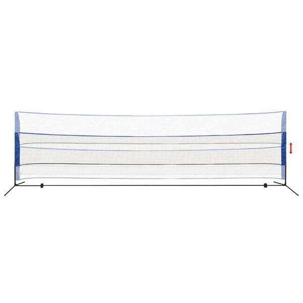 vidaXL Mreža za Badminton s Lopticama 600x155 cm