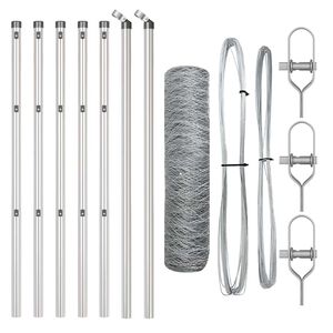 vidaXL Stup za ogradu Srebrno