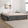 vidaXL Okvir za krevet s ladicama sivi 160 x 200 cm
