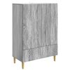 vidaXL Kreveta Siva Sonoma 66 x 34,5 x 95 cm Konstruirano drvo