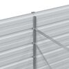 vidaXL Povi&scaron;ena vrtna gredica 160 x 80 x 77 cm pocinčani čelik srebrna