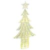 vidaXL Božićno drvce 240 LED lampica Topla bijela 181 cm PET