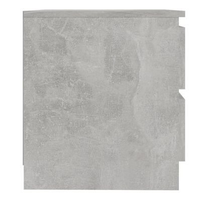vidaXL Noćni ormarić siva boja betona 50 x 39 x 43,5 cm od iverice