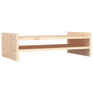 vidaXL Stalak za monitor 50 x 27 x 15 cm od masivne borovine