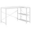 vidaXL Stol za računalo bijeli 110 x 72 x 70 cm konstruirano drvo