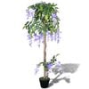vidaXL Umjetna Visterija sa Posudom 120 cm