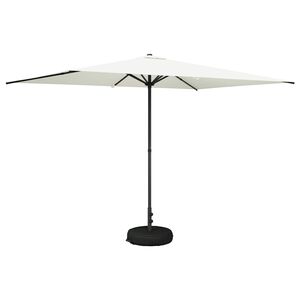 vidaXL Vrtni Parasol s Podnožjem 200 x 300 cm Poliester Pravokutni