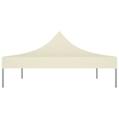 vidaXL Krov za šator za zabave 4 x 3 m krem 270 g/m²