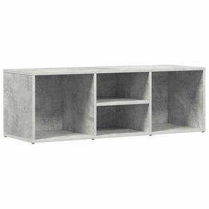 vidaXL Klupa za spremanje obuće siva boja betona 102x35x35 cm drvena