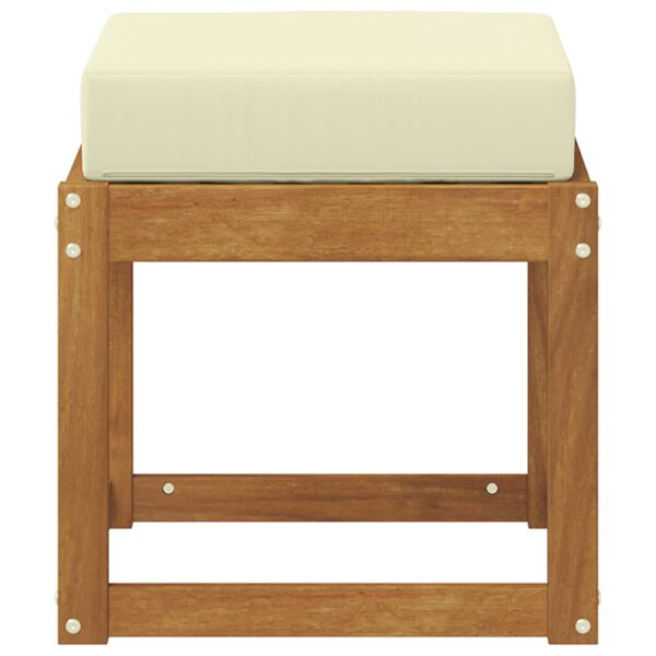 vidaXL Vanjska stolica klupa Čvrsto drvo akacije Prirodna