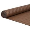 vidaXL Vrtna ograda dvostrana smeđa 1,8x3 m PVC