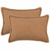 vidaXL Presvlaka za jastuk 2 pcs HOUTEN Bež 50 x 75 cm Boucl&eacute;