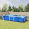 vidaXL Platno za tlo ispod bazena svjetlosivo 999x500 cm poliestersko