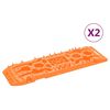 vidaXL Daske za vuču 2 kom narančaste 107 x 31 x 7 cm najlonske