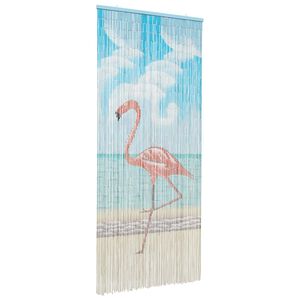 vidaXL Zavjesa za vrata protiv insekata vi&scaron;ebojna 200 x 90 cm Bambus