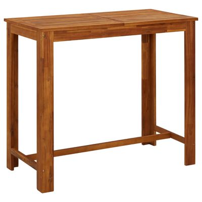 vidaXL Barski stol od masivnog drva akacije 120 x 60 x 105 cm
