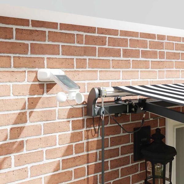 vidaXL Tenda na automatsko uvlačenje LED antracit i bijela 500x300 cm