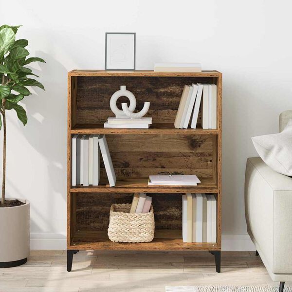 vidaXL Kreveta Staro drvo 69,5 x 32,5 x 90 cm Konstruirano drvo