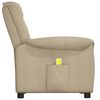 vidaXL Masažna fotelja od mikrovlakana svjetlosiva
