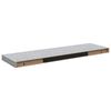 vidaXL Plutajuće zidne police 4 kom boja betona 80 x 23,5 x 3,8 cm MDF
