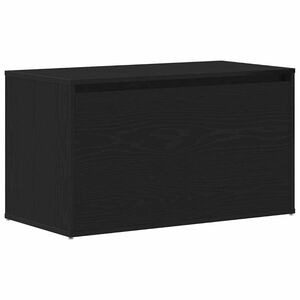 vidaXL Klupa za hodnik Crni hrast 80 x 40 x 45 cm Konstruirano drvo
