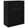 vidaXL Kreveta Crni hrast 60 x 30 x 75 cm Konstruirano drvo