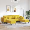 vidaXL Sofa s jastukom 3 pcs Žuta Bar&scaron;un
