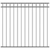 vidaXL Element Ograde ASSEN 170 x 150 cm Čelik Siva