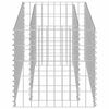 vidaXL Gabionska sadilica od pocinčanog čelika 90 x 50 x 50 cm