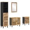 vidaXL Set ormarića za kupaonicu 4 kom. Prirodna 38 x 33 x 160 cm