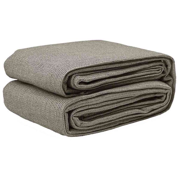 vidaXL Teppi za &scaron;ator Svijetlo siva 400 x 200 cm Polietilen